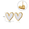 Simple Heart Drop Earrings For Women Stainless Steel Ear Cuff Piercing Dangle Earring Jewelry Gifts - Image 25
