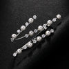 Stonefans Pearl Palm Bracelet for Women Rhinestone Charms Y2k Elegant Bridal Accessories Wedding Luxury Jewelry Girl Party Gifts
