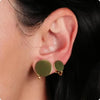 Stainless Steel Pressure Earrings Black Color Non-pierced Keloid Pressure Earrings Gold Color Creative Cartilage Ear Cuff - Image 2