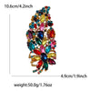 Shiny Large Glass Flower Brooches for Women Unisex Rhinestone Pins 6-color Available Casual Party Accessories Gifts - Image 3