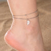 Stainless Steel Anklets for Women Sun Flower Leaves Moon Star Foot Bracelet Jewelry Summer Beach Accessories - Image 11