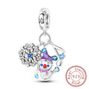 Silver Charms Beads Winter Snowflake Snowman Igloo Penguin Pendant Fit Bracelet Charms Women Jewelry Gift - Image 23