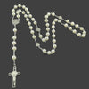 Handmade Necklace Ladies Imitation Vintage Style Pearl Rosary Beads With Cross Pendant Jewelry - Image 7