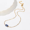 JD Handmade Boho Necklace Amethyst Faceted Bead Pendant Necklace For Women Classic Stainless Steel Couple Gifts - Image 3