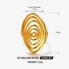 Creaive Stainless Steel Spiral Ring for Women Man Minimalist Irregular Twisted Swirl Rings Jewelry Unique Gifts - Image 7