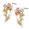 Gold Plated Zircon Hoop Earrings for Women Jewelry XP - Image 20