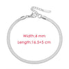 Blade Chain Anklets for Women Gold Color Bracelet on The Leg Stainless Steel Snake Chains Beach Accessories Jewelry - Image 8