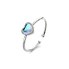 Ventfille Silver Opal Ring Female Index Finger Opening Adjustable Tail Ring Simple Jewelry Gift - Image 23