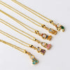 Stainless Steel Colorful Zircon Fairy Tale Little Princess Necklace Gold-plated Universal Chain Clavicle Chain Sweet Temperament - Image 4