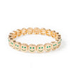 Joldhaf Gold Color Happy Bangle For Women Inlaid Diamond Elastic Bracelets Dice Hand Accessory - Image 30