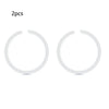 2pcs Clear Surgery Bioflex Nose Rings Belly Rings Septum Eyebrow Lip Cartilage Earring Industrial Plastic Piercing Jewelry - Image 14