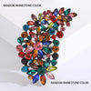 Retro Alloy Crystal Glass Exaggerated Brooch Women's Style Pin Accessories - Image 6