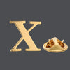 Copper material 18mm height A-Z 26 capital letter brooch men's suit coat collar needle accessories - Image 25