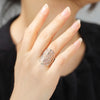 Hollow Open Ring for Men Women Stainless Steel Adjustable Rings Jewelry Friend Lover Gift - Image 4