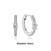 Heart and Hoop Earrings with Cubic Zirconia in Many Styles - Image 14