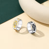 U7 Stainless Steel White CZ Cross Rings for Man Woman Gold Color Black Mix Color Cubic Zirconia 7.9mm Flat Band Unisex Ring - Image 6