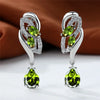 Female Blue Rainbow Stone Earring Silver Color Clip Earrings For Women Charm Crystal Zircon Wedding Jewelry - Image 7