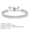 Dazzling Tennis Bracelet For Women Men 4/5mm Shiny Zircon Iced Out Chain Crystal Couple Men's Women's Bracelet Jewelry - Image 22