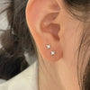 Silver Zircon Star Tiny Stud Earrings for Women Jewelry Minimalist Ear Hole Care Accessories Gifts Earrings for Women - Image 3
