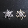 Rhinestone Snowflake Brooches Women Winter Clothing Garment Jewelry Pin Christmas Gift - Image 3