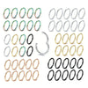 Stainless Steel Hinged Hoop Clicker Set 16G for Nose Septum and Cartilage 5 or 10 Pieces - Image 1