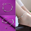 Silver Color Stamp Anklets For Women Foot Leg Chain Link Bracelet Double Layers Beach Accessories Jewelry - Image 12