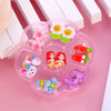 7 Pairs Mix In Box Lovely Children's Baby Girl Clip on Earrings kids Ear Clip no Pierced Party Cute Jewelry Gifts - Image 9