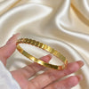 Gold Plated Stainless Steel Bangle Bracelet for Women Jewelry Accessory Mother's Day Gift - Image 5