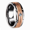 Classic Stainless Steel Men's Ring with Two-Color Electroplating Simple Jewelry Accessory Sizes 6-13 - Image 7
