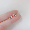 Tiny Minimalist Silver Plated Korean Mini Small Flower Stud Earrings for Women Teens Temperament Daily Wear Ear Piercing Jewelry - Image 9