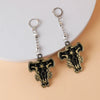 Anime Black Clover Necklace Earring Asta Black Bull Metal for Women Men Necklace Jewelry Gift - Image 6