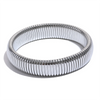 Stainless Steel Link Bangle with Rounded Profile in Gold-Tone or Silver-Tone - Image 8