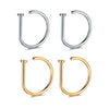Fake Nose Ring Hoop No Piercing for Nose Lip and Ear 20G - Image 15