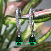 Simple Classic Square/Heart/Pear Cubic Zirconia Dangle Earrings for Women Timeless Style Wedding Eternity Jewelry - Image 8