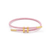 Multicolor Cord Bracelet with Adjustable Wire and Charm Detail - Image 7