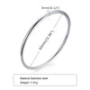 Classic Elegant Thin Bangle for Girls Kids Women, Cuff Bracelets Temperament Stainless Steel Child Chic Simple Ornaments - Image 5