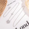 Silver Lucky Four-leaf Clover Pendant Necklace For Women Choker Chain Wedding Party mother's day Jewelry Gift - Image 5