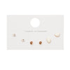 Pink Heart and Bow Stud Earrings Set with Pearl-Style Details - Image 65