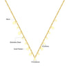 Round Cubic Zircon Charms Long Necklace Woman Choker Stars Moon Elegant Chain No Fade Fariy Jewelry - Image 28