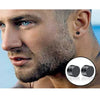 1 Pcs Clip On Hoop Earrings For Men Women Stainless Steel Fake Non Piercing Magnetic Dangle Earring Black Huggie Hoop - Image 4