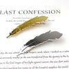 Classics Originality Stainless Steel Feather Brooches Golden Metal Smooth Surface Shine Pins Unisex Clothes Accessories - Image 3
