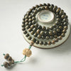 108 Green Sandalwood Wooden Beads Bracelets 6 8mm Women Men Elastic Beaded Long Necklace Buddhist Prayer Yoga Jewelry Gift - Image 6