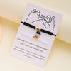 Magnetic Heart Couple Bracelets Set of 2 Braided Rope - Image 26