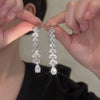 Geometric Dangle Drop Earrings for Women Wedding Party Jewelry Accessories Cubic Zirconia Bridal - Image 6