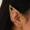 Elf Ear Cuff with Flower and Leaf Details - Image 3