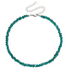 Multicolor Glass Bead Choker Necklace with Irregular Shapes - Image 7