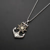Women Mens Stainless Steel Vintage Necklace Navy Pirate Anchor Pendant Rotating Ship Rudder Punk Jewelry Gift - Image 4