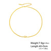 Love Knot Double Snake Chain Necklace Women Stainless Steel Clavicle Chain Choker Gold Color Jewelry Gift - Image 7