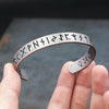 Nordic Vintage Hollow Viking Runes Bracelets For Men Women Stainless Steel Vikings Letter Amulet Cuff Bangles Jewelry - Image 5