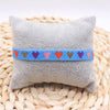Adjustable Multicolor Heart Bead Bracelet with Woven Pattern - Image 85